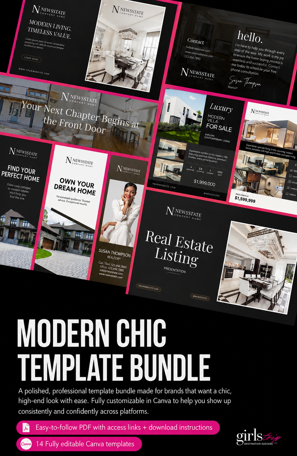 Canva Modern Chic Template Kit